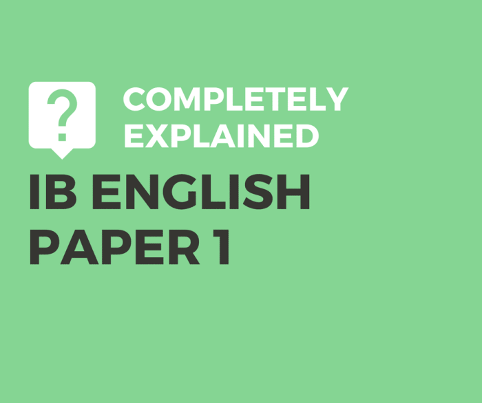 Aice english language paper 1 examples