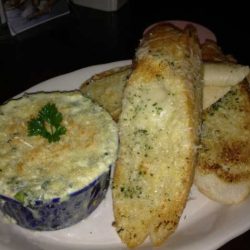 Pappadeaux crab and spinach dip