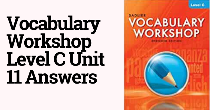 Vocabulary workshop level c unit 11 answers